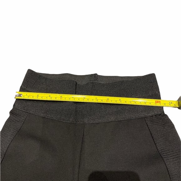 COPY - ZARA BASIC COLLECTION Leggings Black Sz M Nice Detail High Waist - Picture 10 of 12